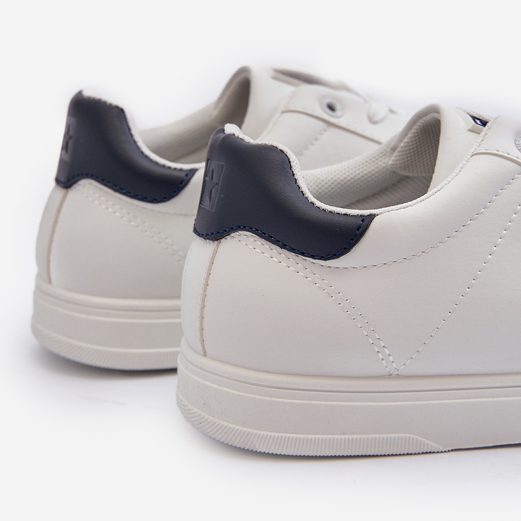 Pantofi pentru bărbați din piele ecologică Big Star NN174282 alb 1 Pantofi pentru bărbați din piele ecologică Big Star NN174282 alb 1