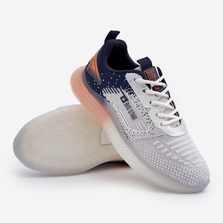 Pantofi sport pentru bărbați HI-POLY System Big Star NN174474 Bleumarin gri 1