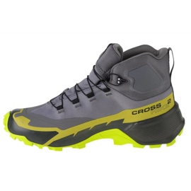 Pantofi Salomon Cross Hike 2 Mid Gtx M 470646 gri 1 Pantofi Salomon Cross Hike 2 Mid Gtx M 470646 gri 1