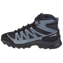 Pantofi Salomon X Ward Leather Mid Gtx W 471820 negru 1
