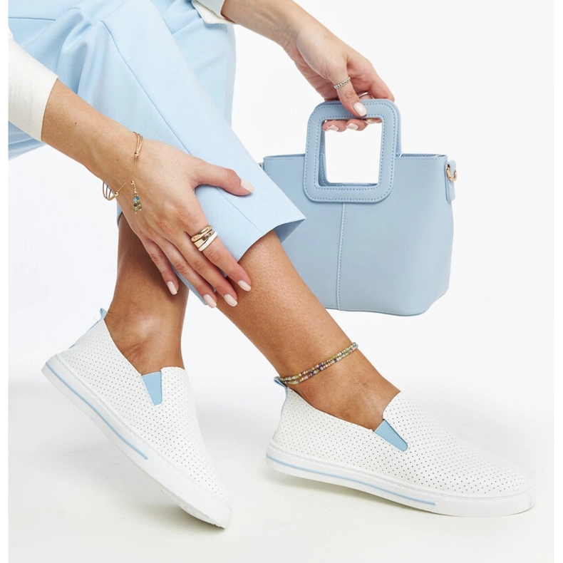 Pantofi albi Sanan 1