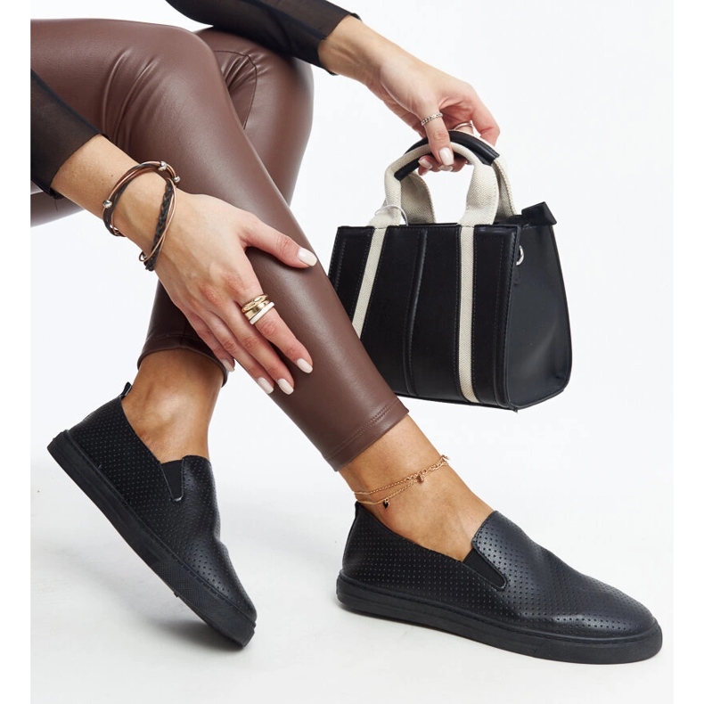 Pantofi negri Sanan negru 1