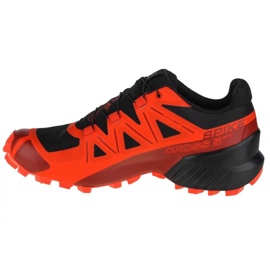 Pantofi de alergare Salomon Spikecross 5 Gtx 408082 roșu 1