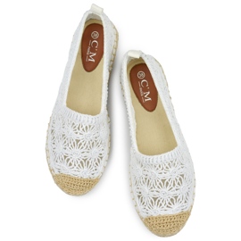 Espadrile de dama din dantela alba 1 Espadrile de dama din dantela alba 1