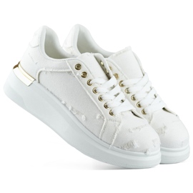 Pantofi sport la modă de damă, pantofi sport bej la modă pentru primăvară 1