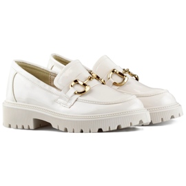 Mocasini de dama bej patentat 1 Mocasini de dama bej patentat 1