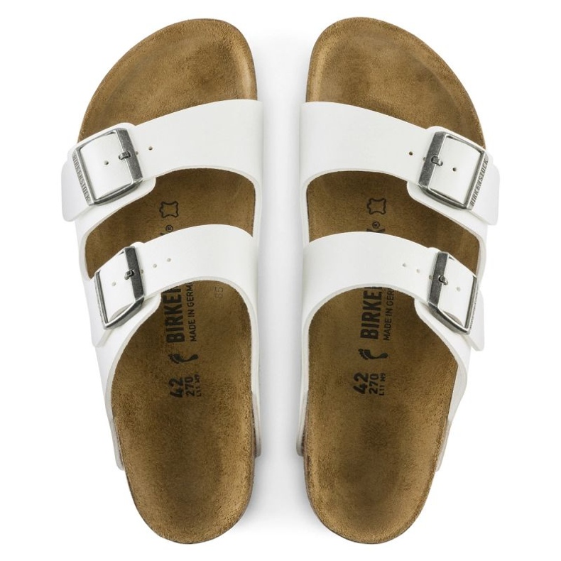 Șlapi Birkenstock Arizona Bs 0552683 alb 2