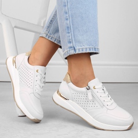 Pantofi sport dama din piele, alb eVento 7110 1