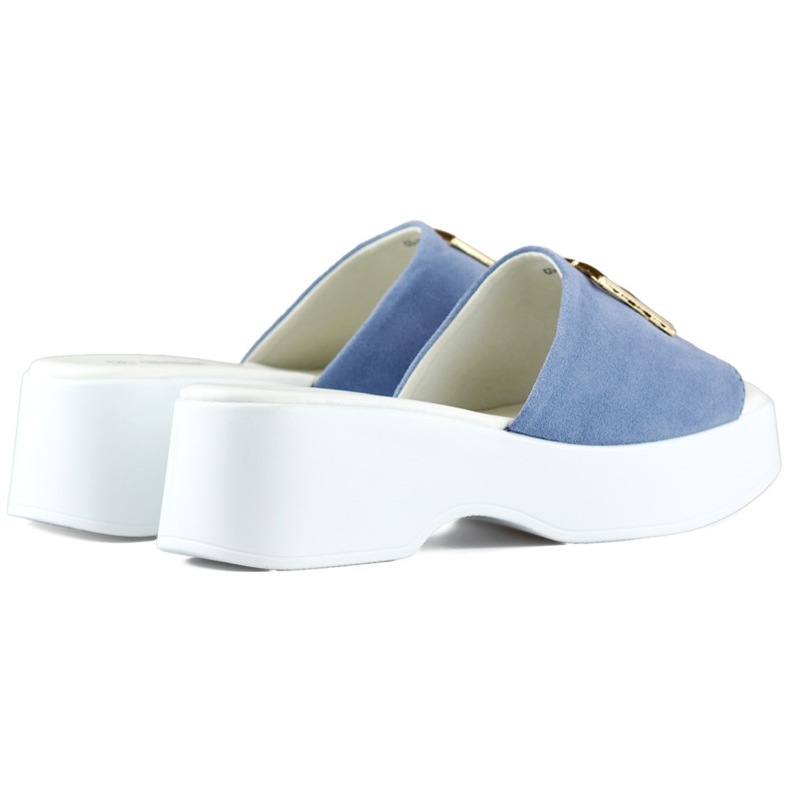 Blue jeans, pantofi eleganti, confortabili, cu talpa groasa albastru 1 Blue jeans, pantofi eleganti, confortabili, cu talpa groasa albastru 1