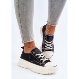 Pantofi de damă pe o talpă masivă Big Star NN274125 Negru 1