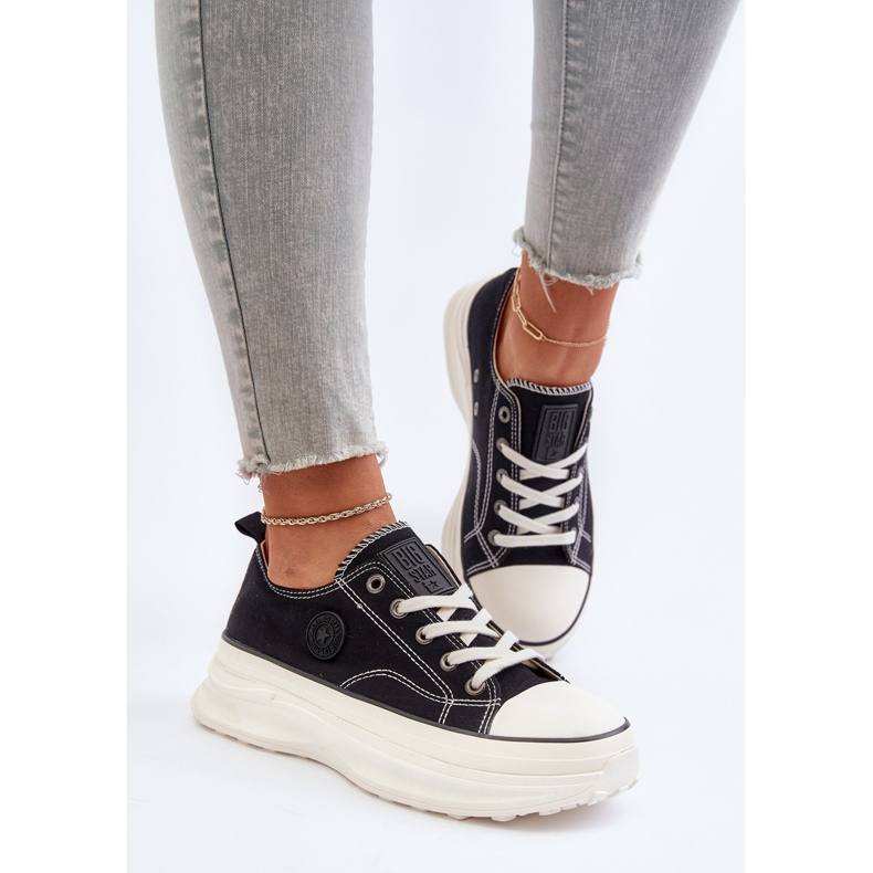 Pantofi de damă pe o talpă masivă Big Star NN274125 Negru 1