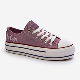 Pantofi de damă cu talpă groasă Lee Cooper LCW-24-31-2219 violet 2 Pantofi de damă cu talpă groasă Lee Cooper LCW-24-31-2219 violet 2