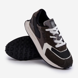 Pantofi sport pentru bărbați cu sistem de spumă cu memorie Big Star NN174347 Negri negru 2