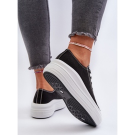 Pantofi de damă pe o platformă masivă Amyete negru 2