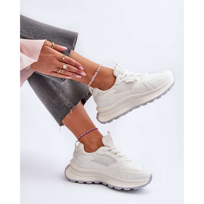 Pantofi de damă HI-POLY System Big Star NN274A107 alb 1