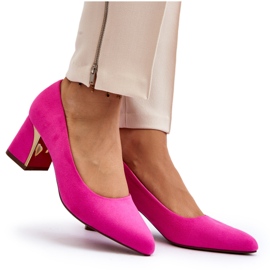 Seastar Pompe cu toc înalt Fuchsia Stelloria roz 4