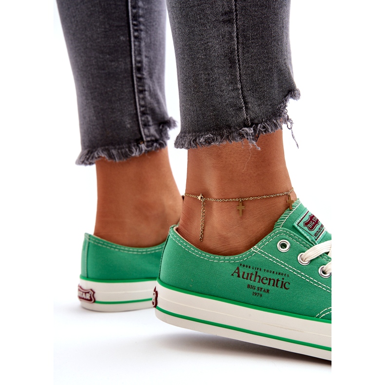 Pantofi de damă Big Star NN274240 Verde 4