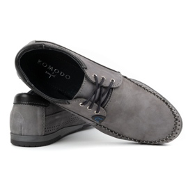 KOMODO Pantofi Mocasini barbati 875 gri 3 KOMODO Pantofi Mocasini barbati 875 gri 3