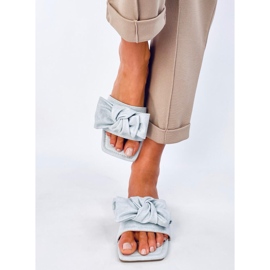 Sandale cu talpă pătrată Nisha Blue albastru 1