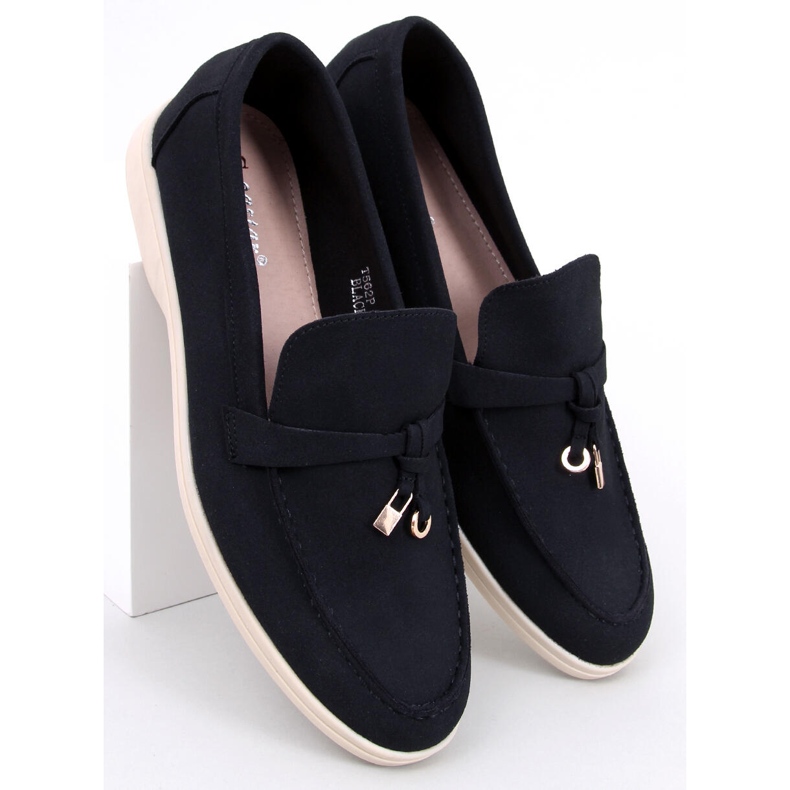 Mocasini de dama Eunice Black negru 1