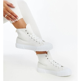 Adidași Vinka albi înalți 1