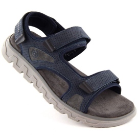 Sandale confortabile cu velcro Bugatti M INT1999 bleumarin 1