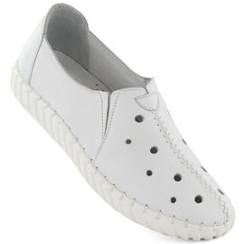 Artiker W HBH66A pantofi alb din piele ajurata 1