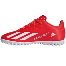 Pantofi de fotbal Adidas X Crazyfast Club Tf IF0708 roșu 1 Pantofi de fotbal Adidas X Crazyfast Club Tf IF0708 roșu 1