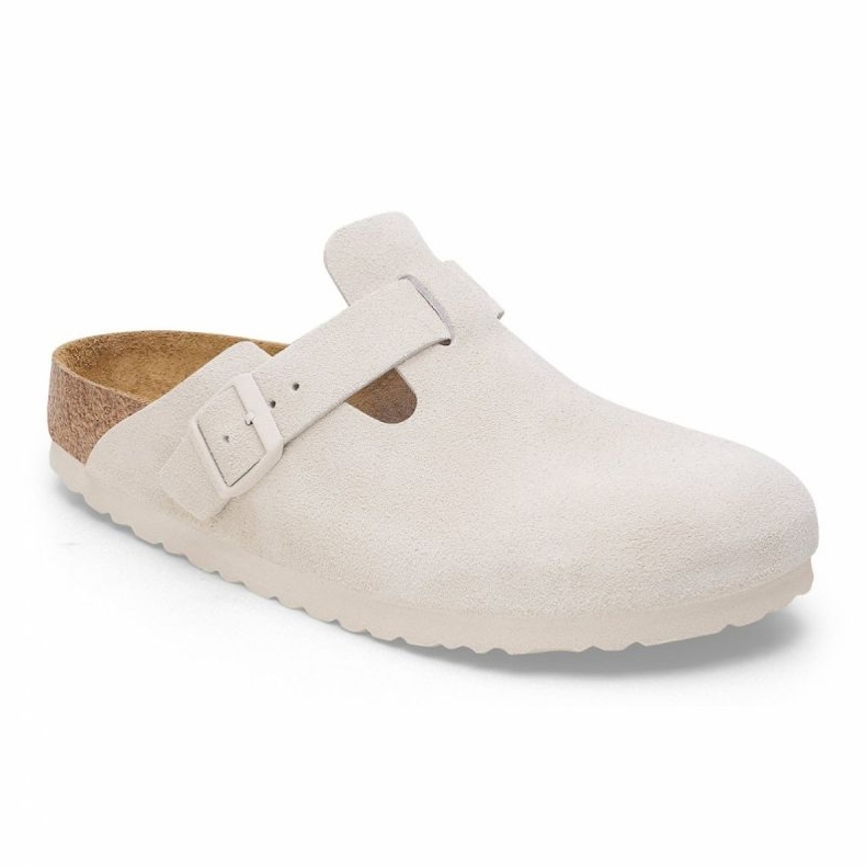 Șlapi Birkenstock Boston 1024740 alb 1