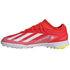 Pantofi de fotbal Adidas X Crazyfast League Tf Jr IF0679 roșu 1