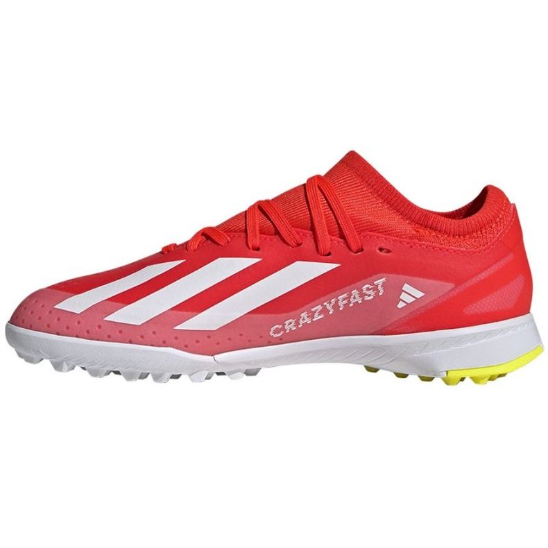 Pantofi de fotbal Adidas X Crazyfast League Tf Jr IF0679 roșu 1
