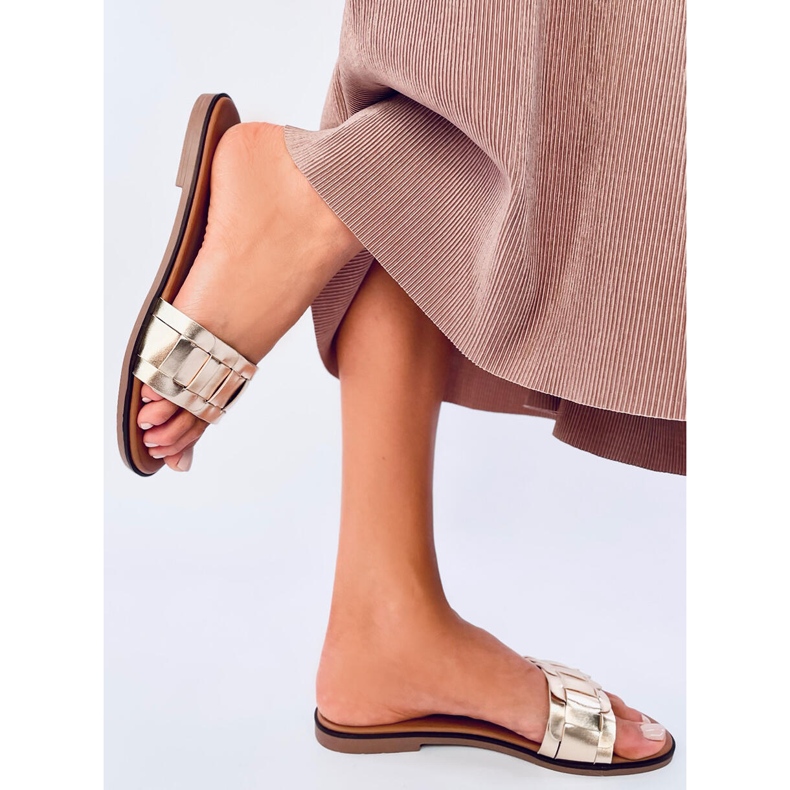 Seastar Șlapi Lotts Gold pentru damă de aur 2 Seastar Șlapi Lotts Gold pentru damă de aur 2