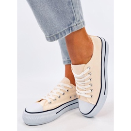 Adidasi clasici de dama Fargis Beige bej 2