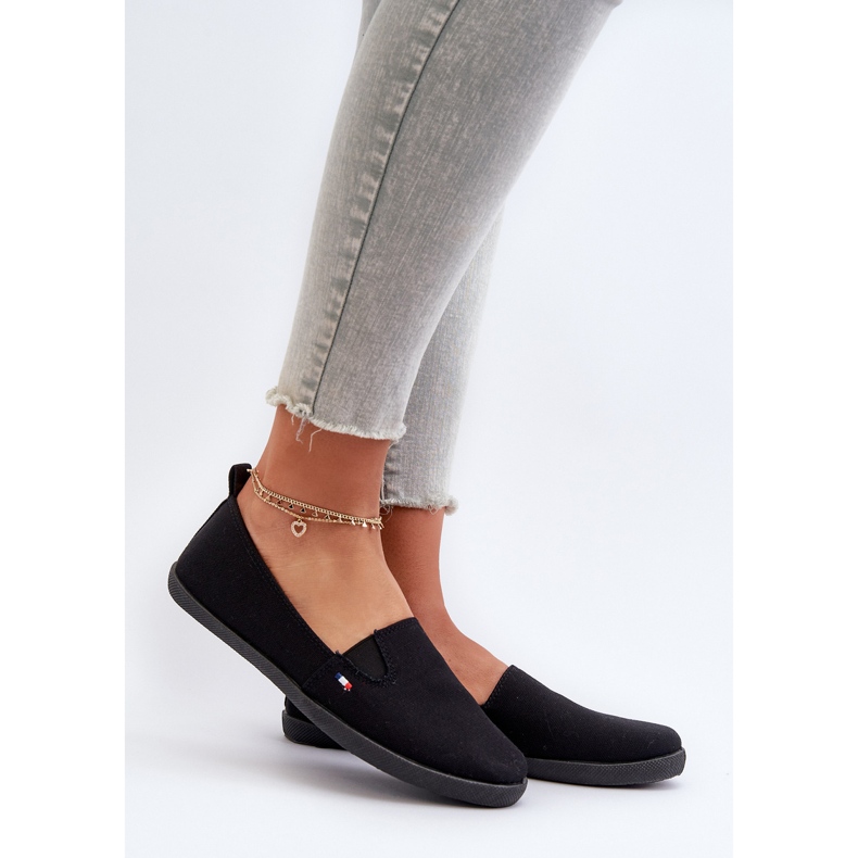 Pantofi slip-on pentru damă, negri Adrancia negru 2