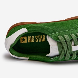 Pantofi de piele intoarsa pentru barbati Big Star NN174188 Verde 2