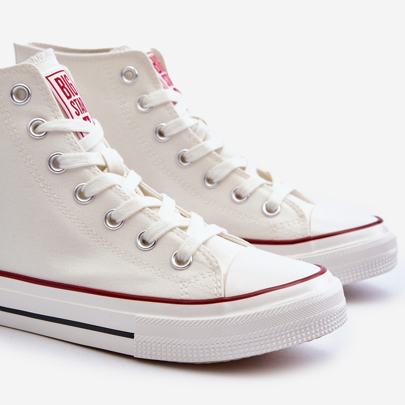 Pantofi înalți pentru bărbați Big Star NN174104 alb 1