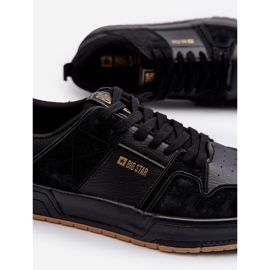 Pantofi bărbați Big Star NN174094 Negri negru 2