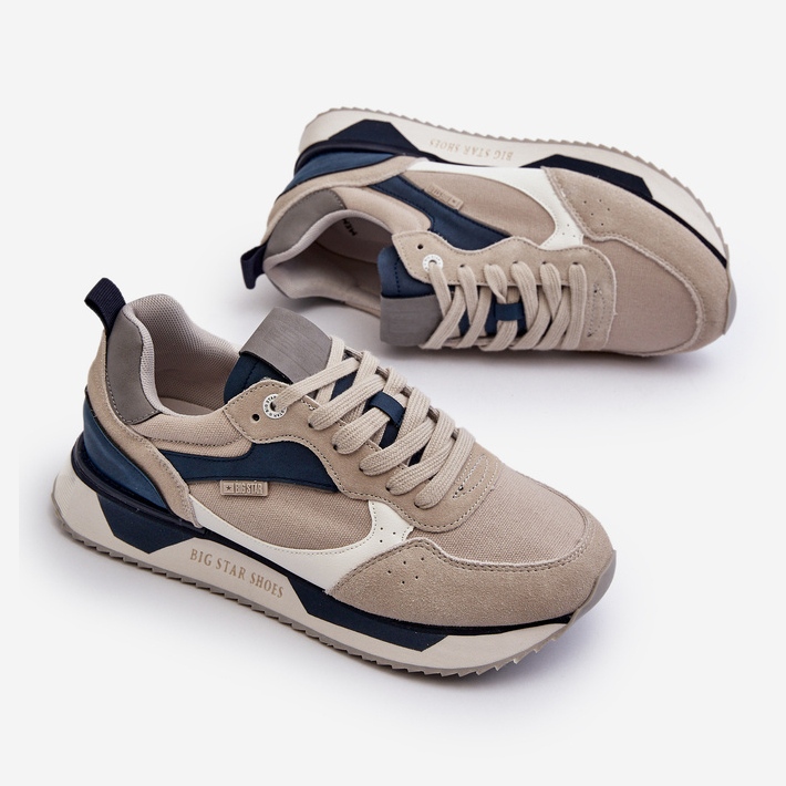 Pantofi bărbați cu sistem de spumă cu memorie Big Star NN174348 gri 2