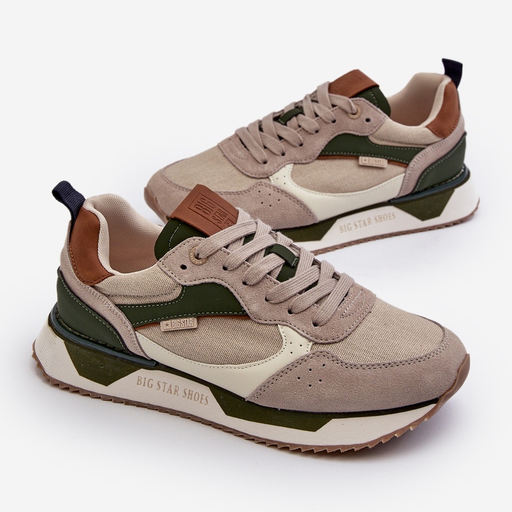 Pantofi bărbați cu sistem de spumă cu memorie Big Star NN174349 Bej 1