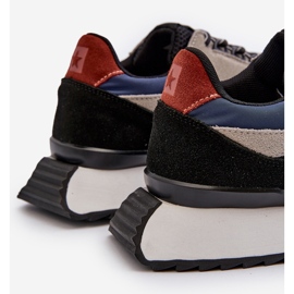 Pantofi bărbați Big Star NN174320 Memory Foam System Bej-Albastru 3