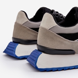 Pantofi bărbați Big Star NN174322 Sistem de spumă cu memorie Maro-Negru 2