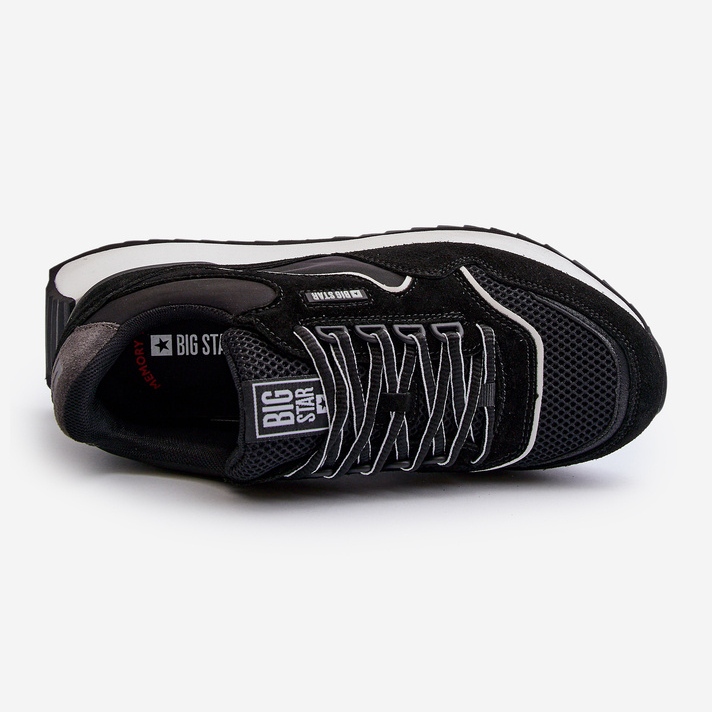 Pantofi bărbați Big Star NN174321 Memory Foam System Negru 1