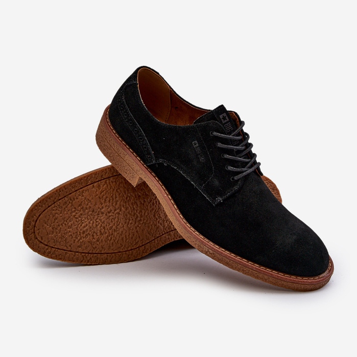 Pantofi Barbati din piele intoarsa Big Star NN174212 Negru 1