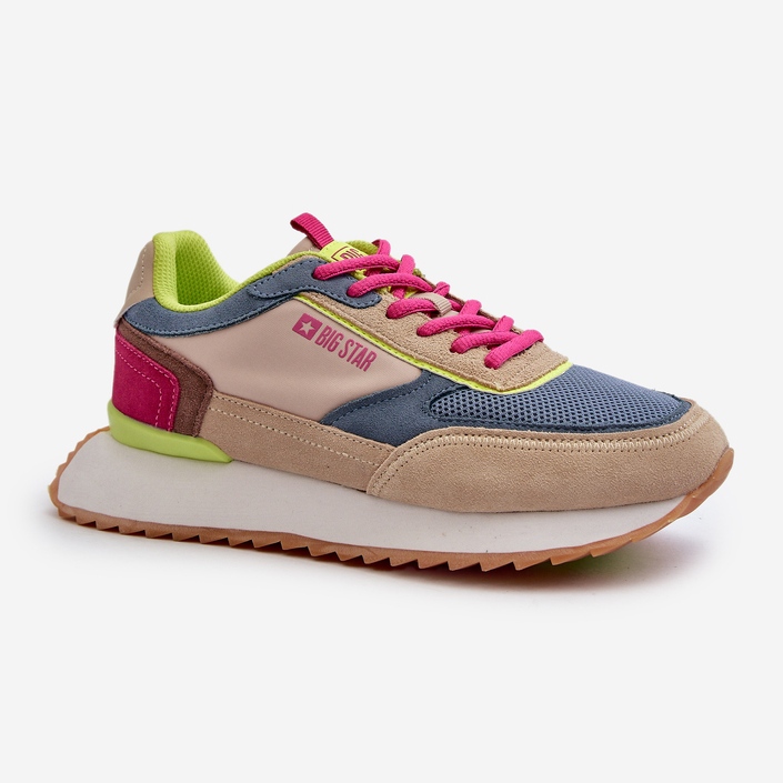 Pantofi de damă cu sistem de spumă cu memorie Big Star NN274692 Multicolor albastru 1