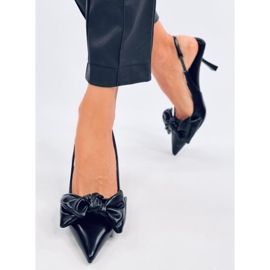 Pompe cu toc deschis de la Deluna Black negru 1