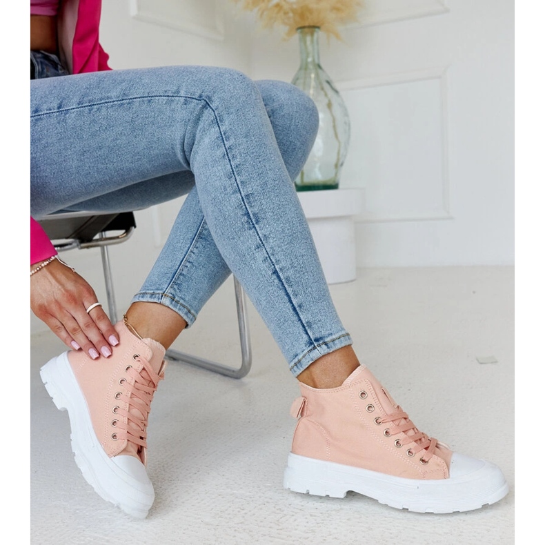 Tenisi Alhandra masivi, roz înalți 1 Tenisi Alhandra masivi, roz înalți 1