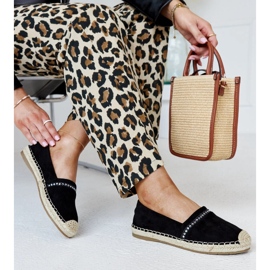 Espadrile negre cu strasuri Abia negru 1