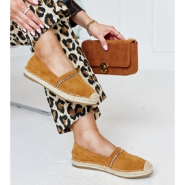 Espadrile maro cu strasuri Abia 1