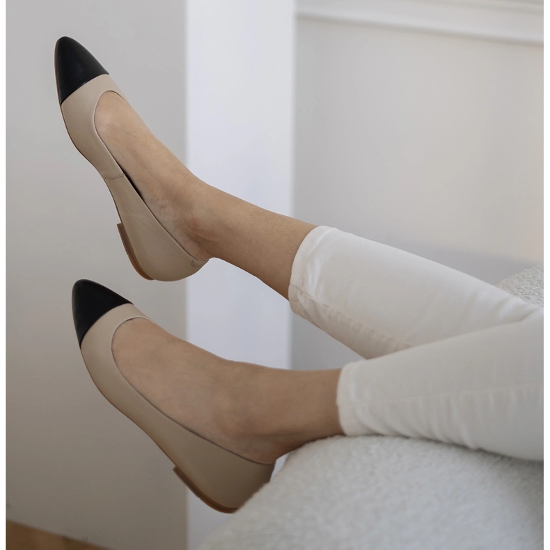 Marco Shoes Balerinii Bilbao bej 2