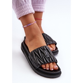 Flip-flops de damă pe platforma Big Star NN274A745 Negru 1